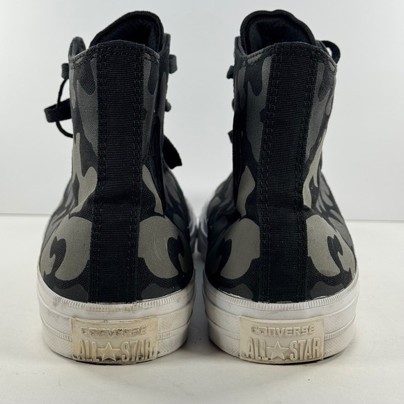 Converse Chuck Taylor All Star II High Top Black Grey Camo Sneakers Men's 12 - Picture 10 of 14